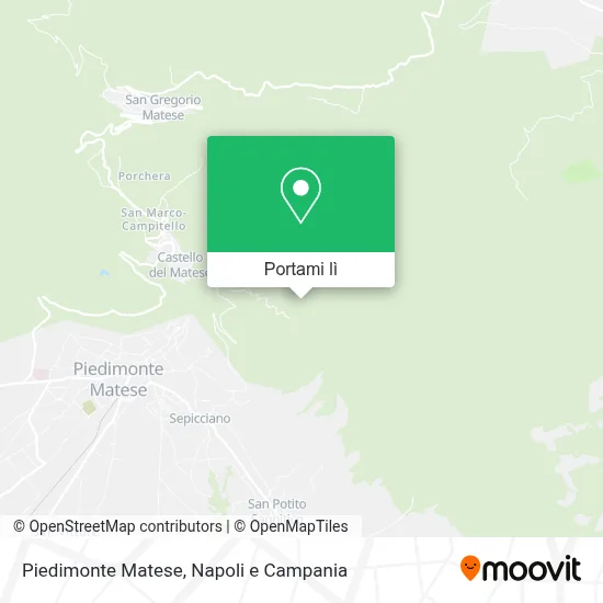 Mappa Piedimonte Matese