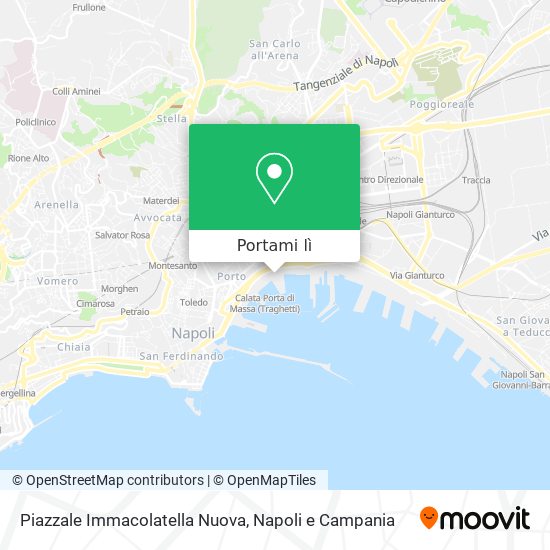 Mappa Piazzale Immacolatella Nuova