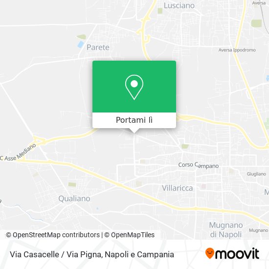 Mappa Via Casacelle / Via Pigna