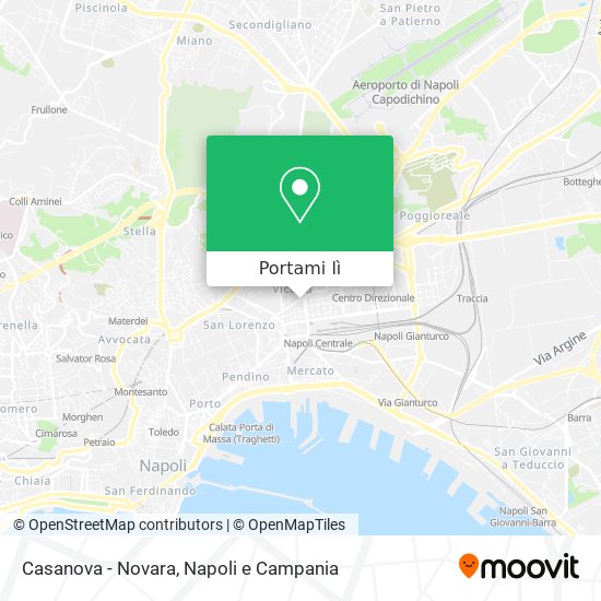 Mappa Casanova - Novara