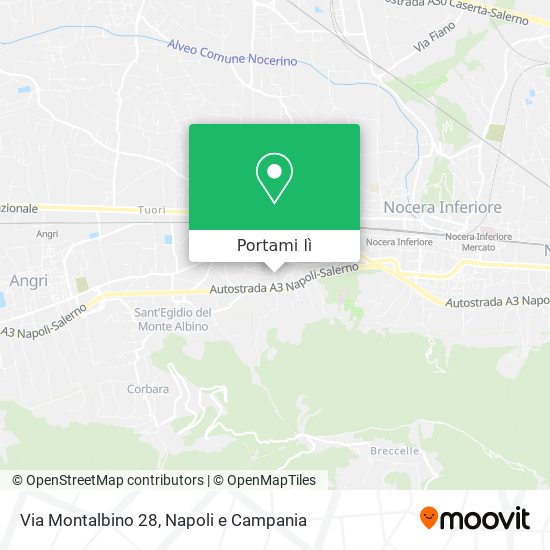 Mappa Via Montalbino 28