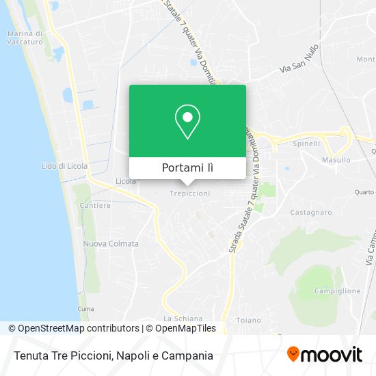 Mappa Tenuta Tre Piccioni