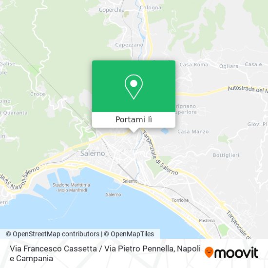 Mappa Via Francesco Cassetta / Via Pietro Pennella