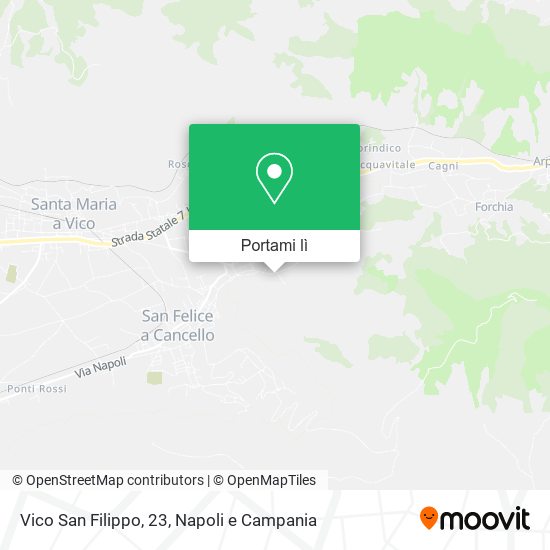 Mappa Vico San Filippo, 23