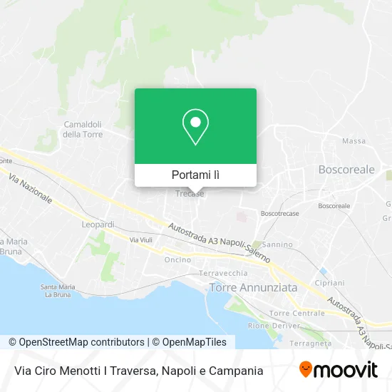 Mappa Via Ciro Menotti I Traversa