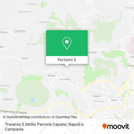 Mappa Traversa 5 Attilio Perrone Capano