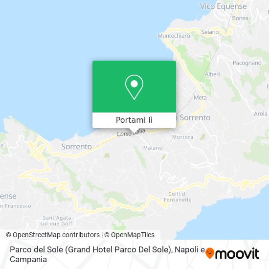 Mappa Parco del Sole (Grand Hotel Parco Del Sole)