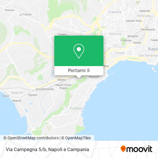 Mappa Via Campegna 5/b