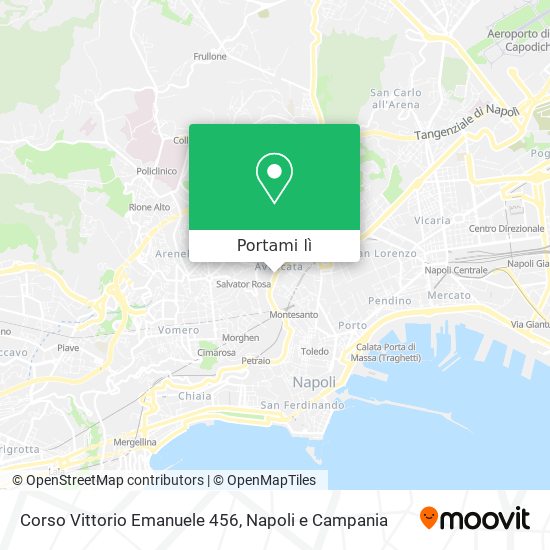 Mappa Corso Vittorio Emanuele 456