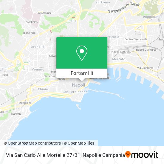 Mappa Via San Carlo Alle Mortelle 27 / 31