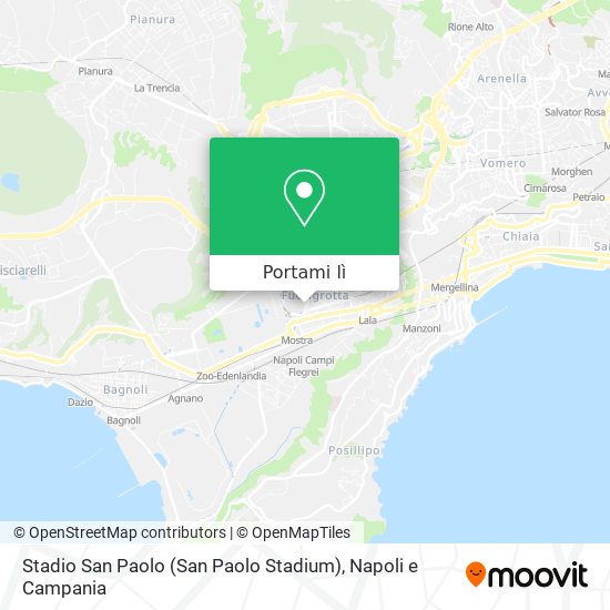 Mappa Stadio San Paolo (San Paolo Stadium)
