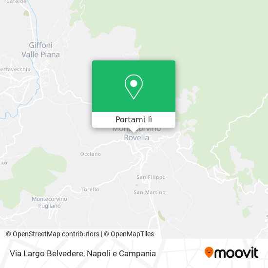 Mappa Via Largo Belvedere