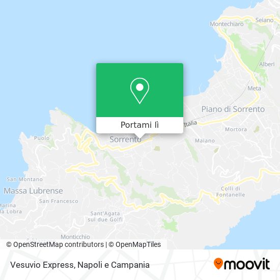 Mappa Vesuvio Express