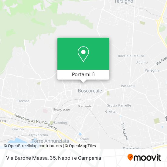 Mappa Via Barone Massa, 35