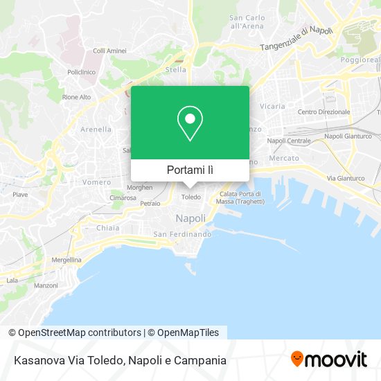 Mappa Kasanova Via Toledo