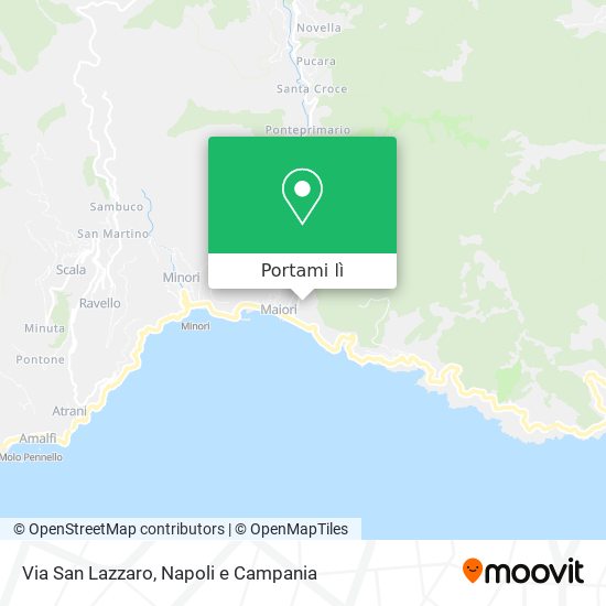 Mappa Via San Lazzaro