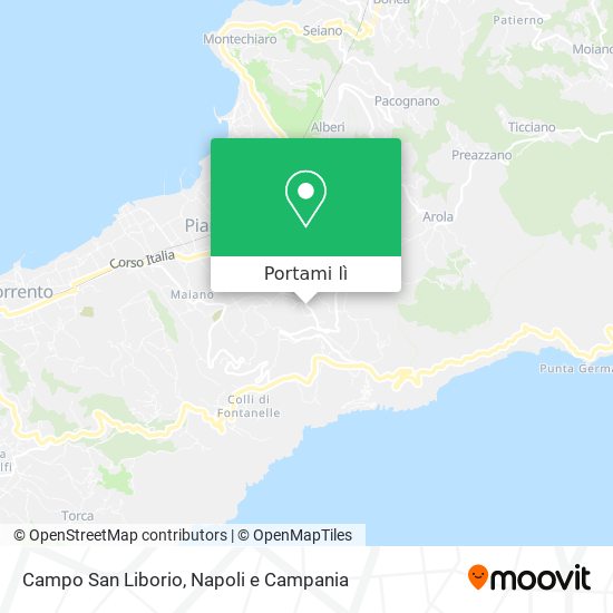 Mappa Campo San Liborio