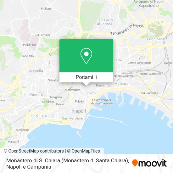 Mappa Monastero di S. Chiara