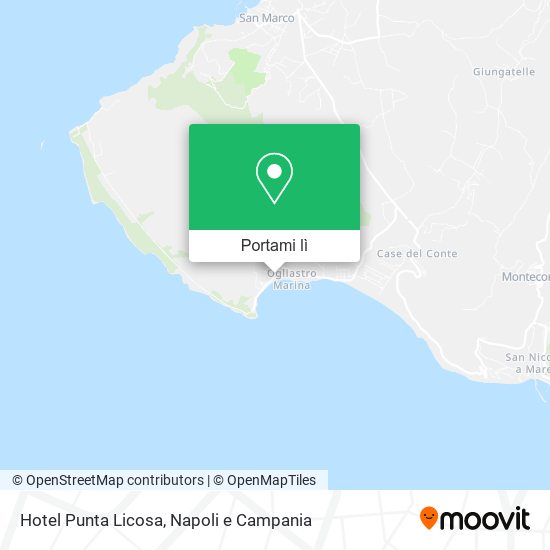 Mappa Hotel Punta Licosa