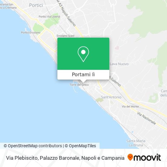 Mappa Via Plebiscito, Palazzo Baronale
