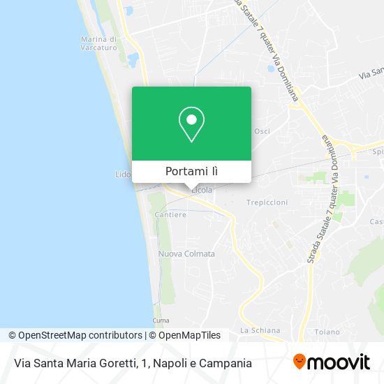 Mappa Via Santa Maria Goretti, 1