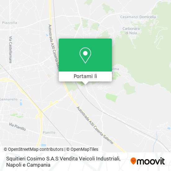 Mappa Squitieri Cosimo S.A.S Vendita Veicoli Industriali