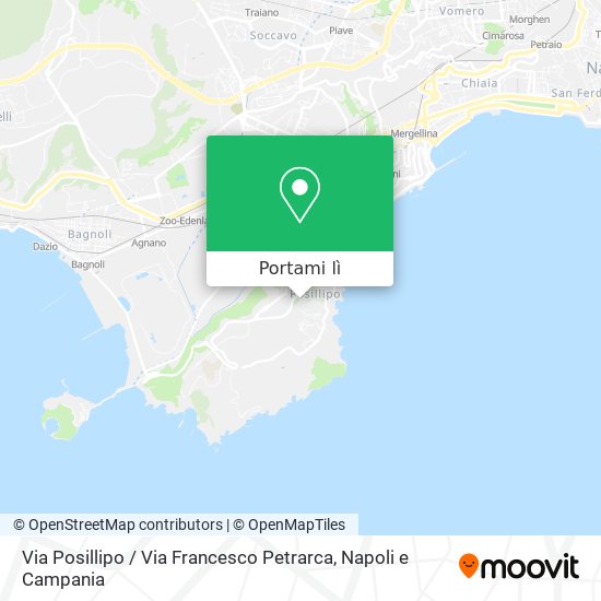Mappa Via Posillipo / Via Francesco Petrarca