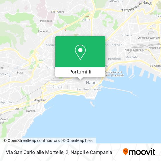Mappa Via San Carlo alle Mortelle, 2