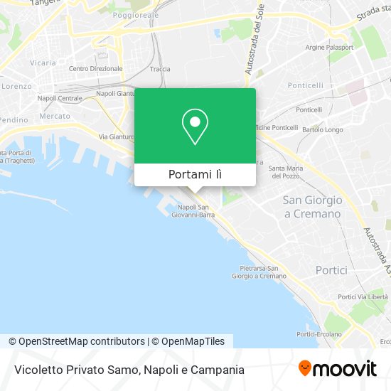 Mappa Vicoletto Privato Samo