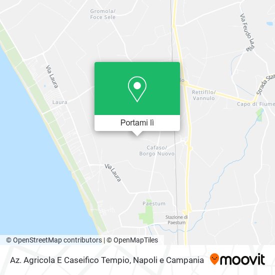 Mappa Az. Agricola E Caseifico Tempio