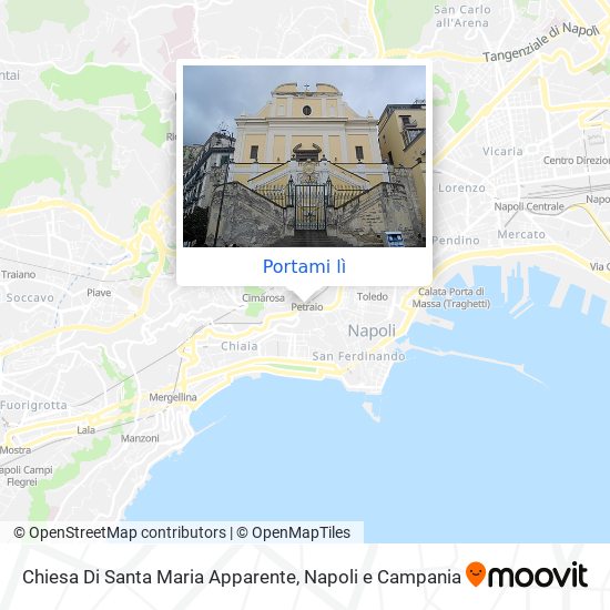 Mappa Chiesa Di Santa Maria Apparente