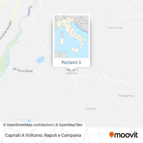 Mappa Capriati A Volturno