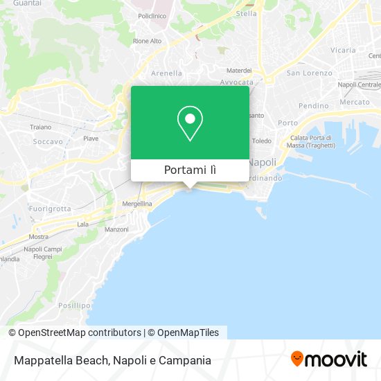 Mappa Mappatella Beach