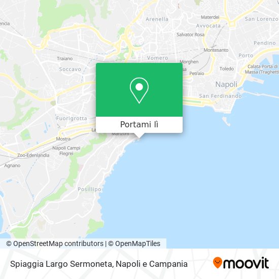 Mappa Spiaggia Largo Sermoneta