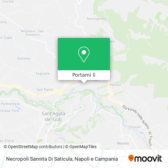 Mappa Necropoli Sannita Di Saticula