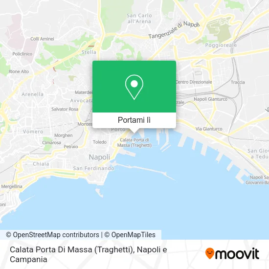 Mappa Calata Porta Di Massa (Traghetti)