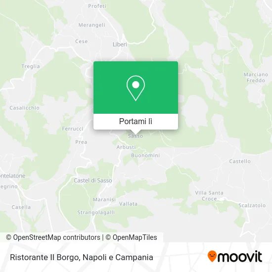 Mappa Ristorante Il Borgo