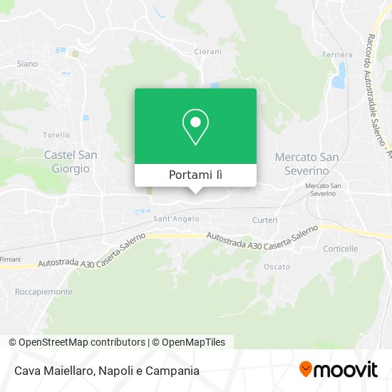Mappa Cava Maiellaro