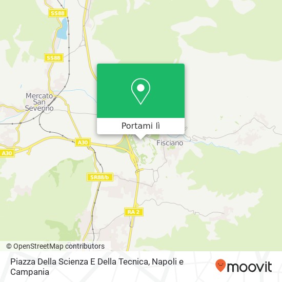 Mappa Piazza Della Scienza E Della Tecnica