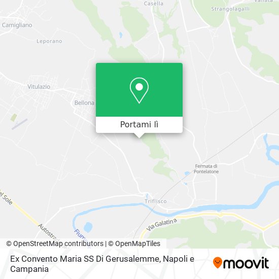 Mappa Ex Convento Maria SS Di Gerusalemme