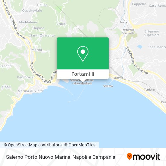 Mappa Salerno Porto Nuovo Marina