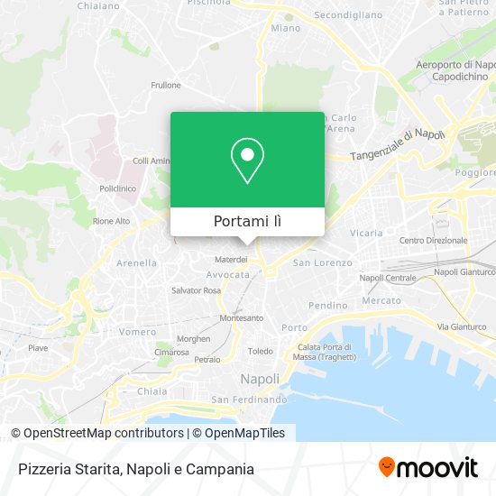 Mappa Pizzeria Starita