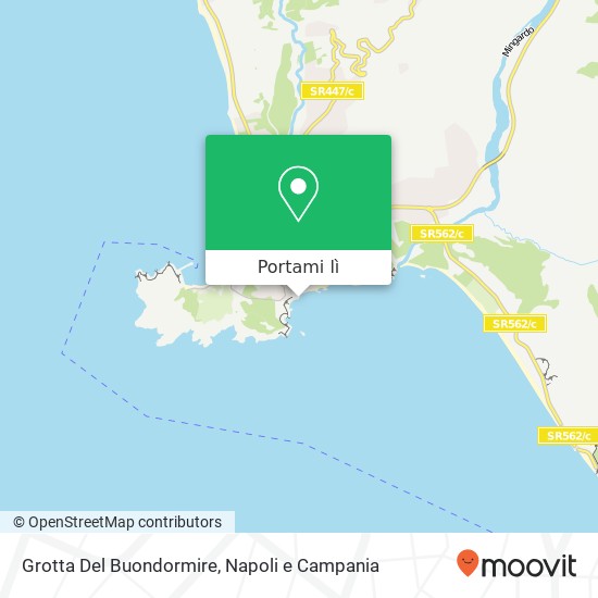 Mappa Grotta Del Buondormire