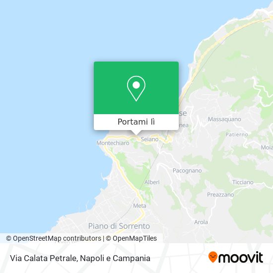 Mappa Via Calata Petrale