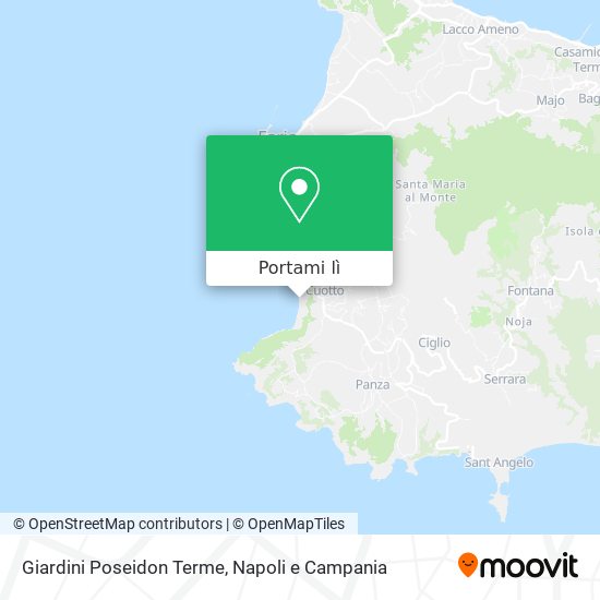 Mappa Giardini Poseidon Terme