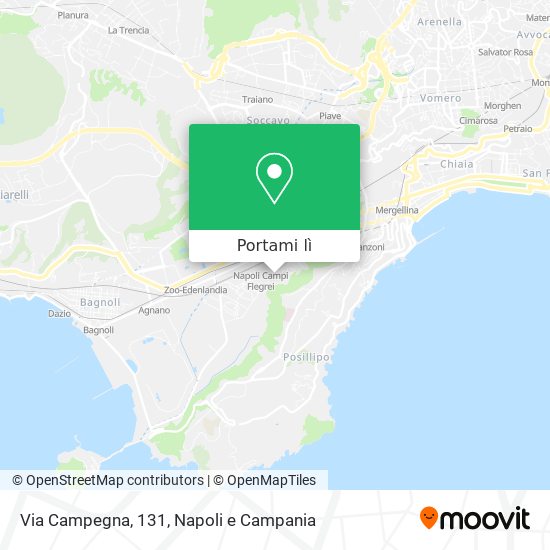 Mappa Via Campegna, 131