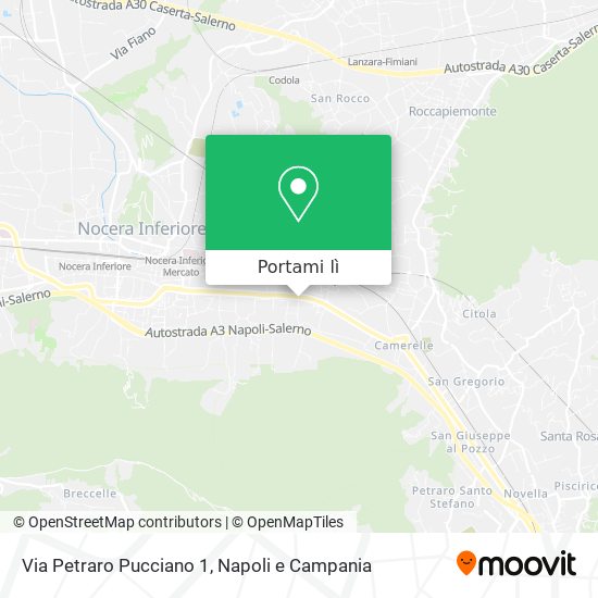 Mappa Via Petraro Pucciano 1