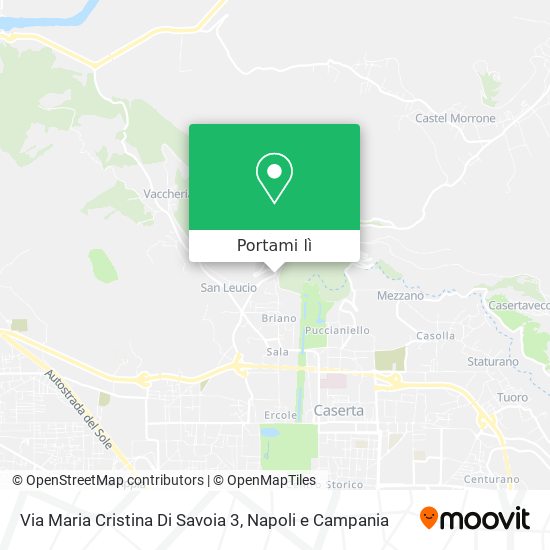 Mappa Via Maria Cristina Di Savoia 3