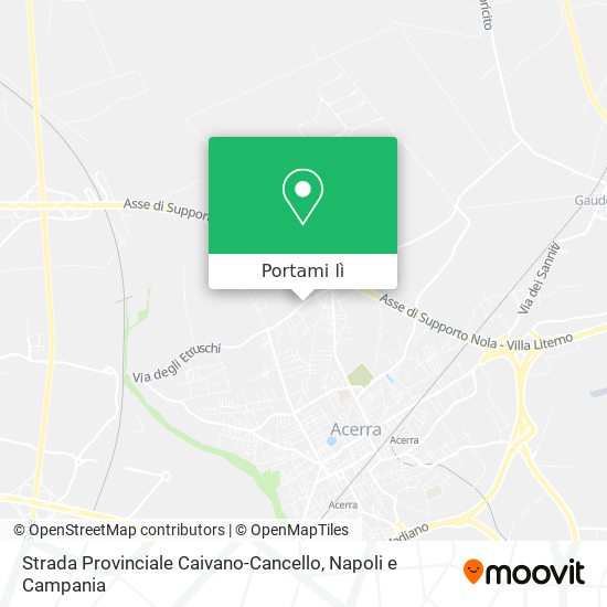 Mappa Strada Provinciale Caivano-Cancello