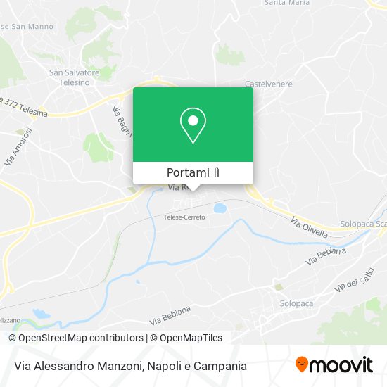 Mappa Via Alessandro Manzoni